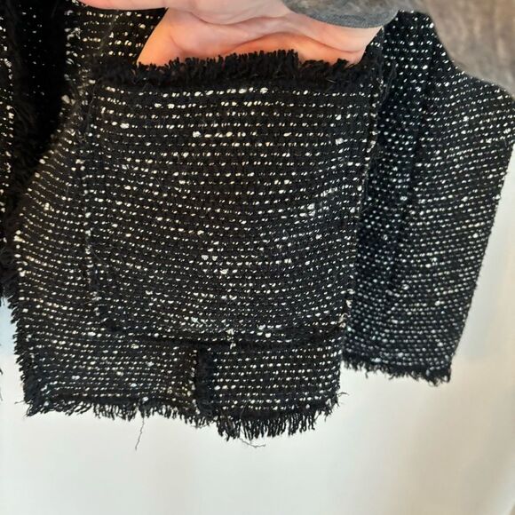 Rebecca Taylor Women tweed Rae hem blazer suit jacket pockets size 6 - EUC! - Picture 7 of 11